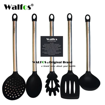 WALFOS silicone cooking spoon soup ladle-egg turner kitchen tools set silicon Stainless Steel Cooking Utensil Set
WALFOS silicone cooking spoon soup ladle-egg turner kitchen tools set silicon Stainless Steel Cooking Utensil Set