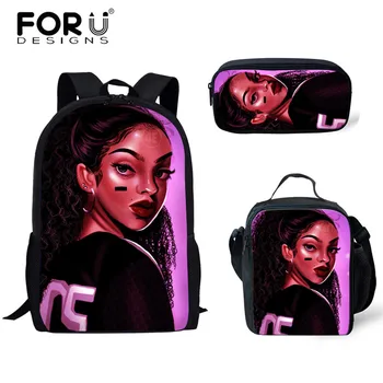 FORUDESIGNS Girls School Bags African Black Girls Hairstyle School Backpack Set Scool Bag For Girl Kids Girl Backpack Junior Bag
FORUDESIGNS Girls School Bags African Black Girls Hairstyle School Backpack Set Scool Bag For Girl Kids Girl Backpack Junior Bag