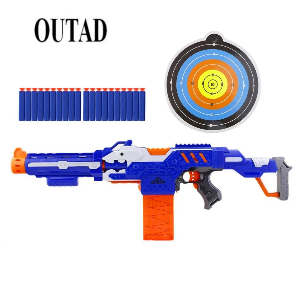 OUTAD Airsoft Electric Shooting Submachine soft Bullet Toy Pistol Sniper Rifle Funny Outdoor Toys Hunting Game For Children Gift
OUTAD Airsoft Electric Shooting Submachine soft Bullet Toy Pistol Sniper Rifle Funny Outdoor Toys Hunting Game For Children Gift