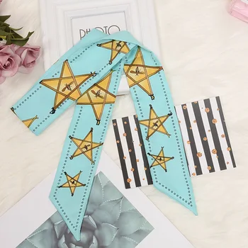 Star Bee New Arrival Wristband Narrow Scarf Neckerchief Hairband Bag Wraps Ribbon Scarves Wholesale Drop Shipping KBD150
Star Bee New Arrival Wristband Narrow Scarf Neckerchief Hairband Bag Wraps Ribbon Scarves Wholesale Drop Shipping KBD150