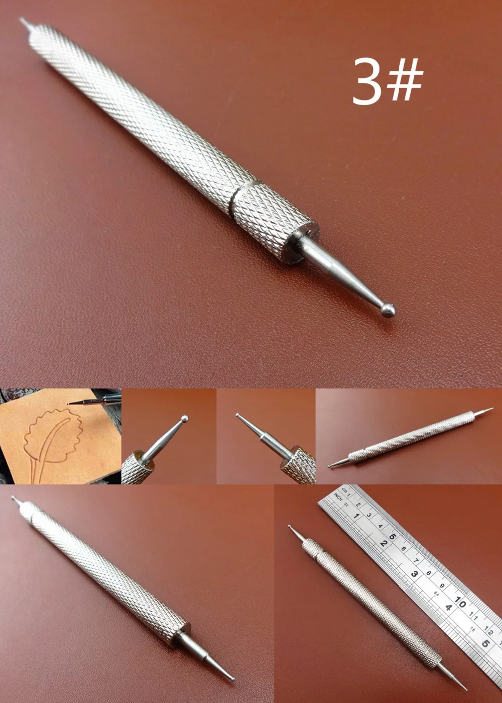 1pc 3# Leather Craft PMC Carving Modelling Splicing Embossing Spoon Stylus Tool Sewing Carving Stitching Stamping Knife Cutter
1pc 3# Leather Craft PMC Carving Modelling Splicing Embossing Spoon Stylus Tool Sewing Carving Stitching Stamping Knife Cutter