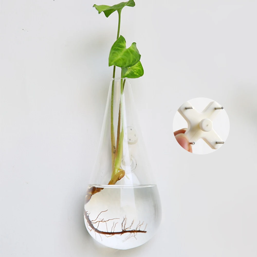 Hanging Clear Home Glass Wall Mounted Hanging Vase Bottle Plant Flower Ball Decor Terrarium Diamond Style
Hanging Clear Home Glass Wall Mounted Hanging Vase Bottle Plant Flower Ball Decor Terrarium Diamond Style