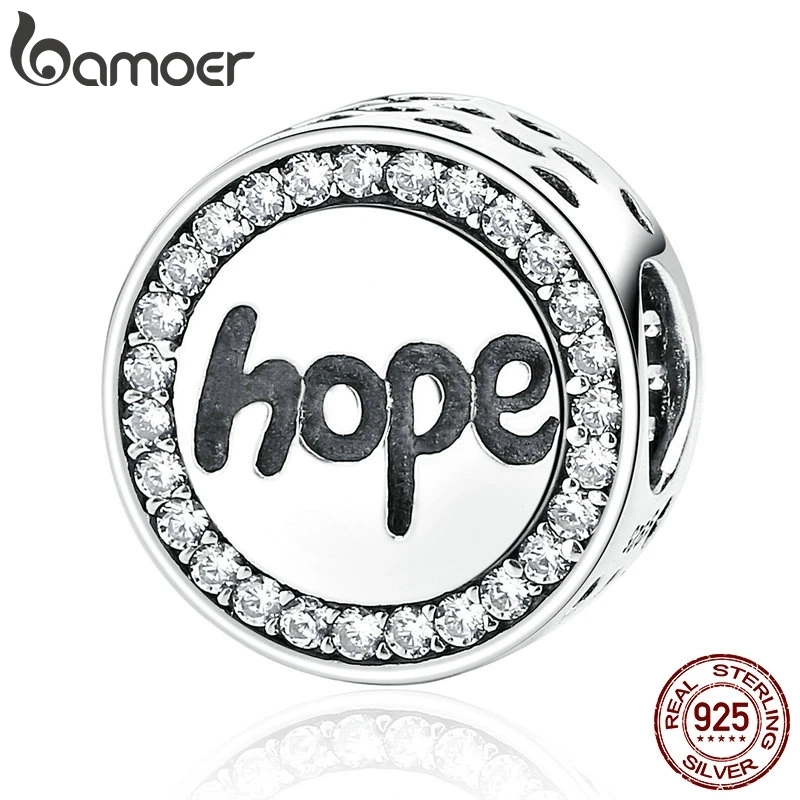 Подвеска женская из серебра 925 пробы с буквами алфавита Hope | Украшения и