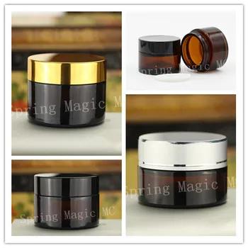 30g Brown Glass Cream Bottle With Gold/Black/Matt Silver Lid Eye Cream Jar,Mask/Serum,Emulsion Cosmetic Container,Glass bottle
30g Brown Glass Cream Bottle With Gold/Black/Matt Silver Lid Eye Cream Jar,Mask/Serum,Emulsion Cosmetic Container,Glass bottle