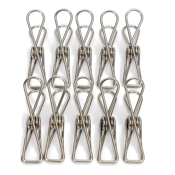 Useful 10pcs Stainless Steel Spring Clothes Socks Hanging Pegs Clips Clamps Laundry
Useful 10pcs Stainless Steel Spring Clothes Socks Hanging Pegs Clips Clamps Laundry