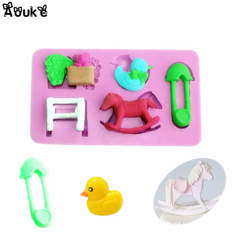 1Pc Cartoon Cute Cake Mould Baby Shower Party 3D Silicone Fondant Cookie Chocolate Mold for DIY Cake Decorating Tools
1Pc Cartoon Cute Cake Mould Baby Shower Party 3D Silicone Fondant Cookie Chocolate Mold for DIY Cake Decorating Tools