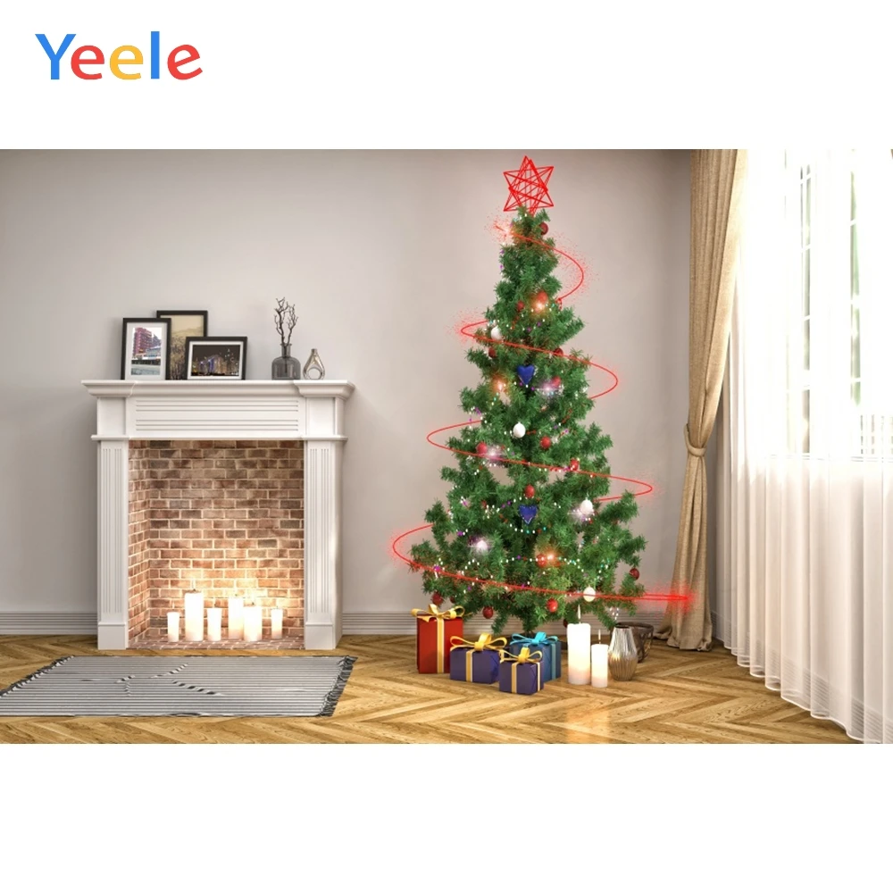Yeele Christmas Tree Curtain Fireplace Floor Interior Home Deco Photography Backgrounds Photographic Backdrops for Photo Studio
Yeele Christmas Tree Curtain Fireplace Floor Interior Home Deco Photography Backgrounds Photographic Backdrops for Photo Studio