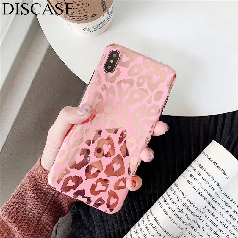 DISCASE Fashion Hot Stamping For iphone 6 6s XR XS MAX IMD Glossy Temperament Leopard For iphone 8 7plus X Soft All-inclusive
DISCASE Fashion Hot Stamping For iphone 6 6s XR XS MAX IMD Glossy Temperament Leopard For iphone 8 7plus X Soft All-inclusive