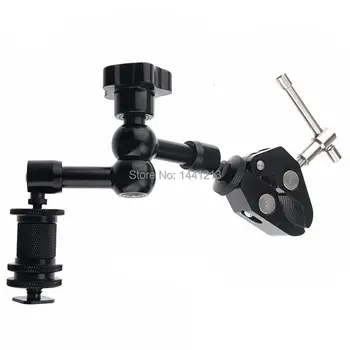 2in1 movie kit metal flexible 7 inch magic arm + super clamp suitable for DSLR rig camera camcorder lcd monitor led flash light
2in1 movie kit metal flexible 7 inch magic arm + super clamp suitable for DSLR rig camera camcorder lcd monitor led flash light
