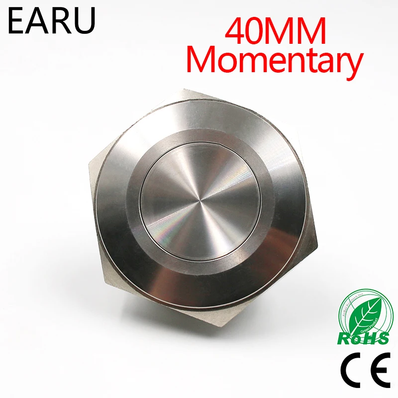 1pc 40mm Metal Stainless Steel Waterproof Momentary Doorebll Bell Horn Push Button Switch Car Auto Engine Start PC Power
1pc 40mm Metal Stainless Steel Waterproof Momentary Doorebll Bell Horn Push Button Switch Car Auto Engine Start PC Power