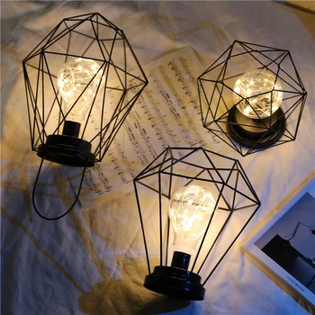 Christmas Holiday Retro Iron Art Minimalist Hollow Diamond LED Night Light Loft Table Lamp For Bar Cafe Bedroom Wedding Decor
Christmas Holiday Retro Iron Art Minimalist Hollow Diamond LED Night Light Loft Table Lamp For Bar Cafe Bedroom Wedding Decor