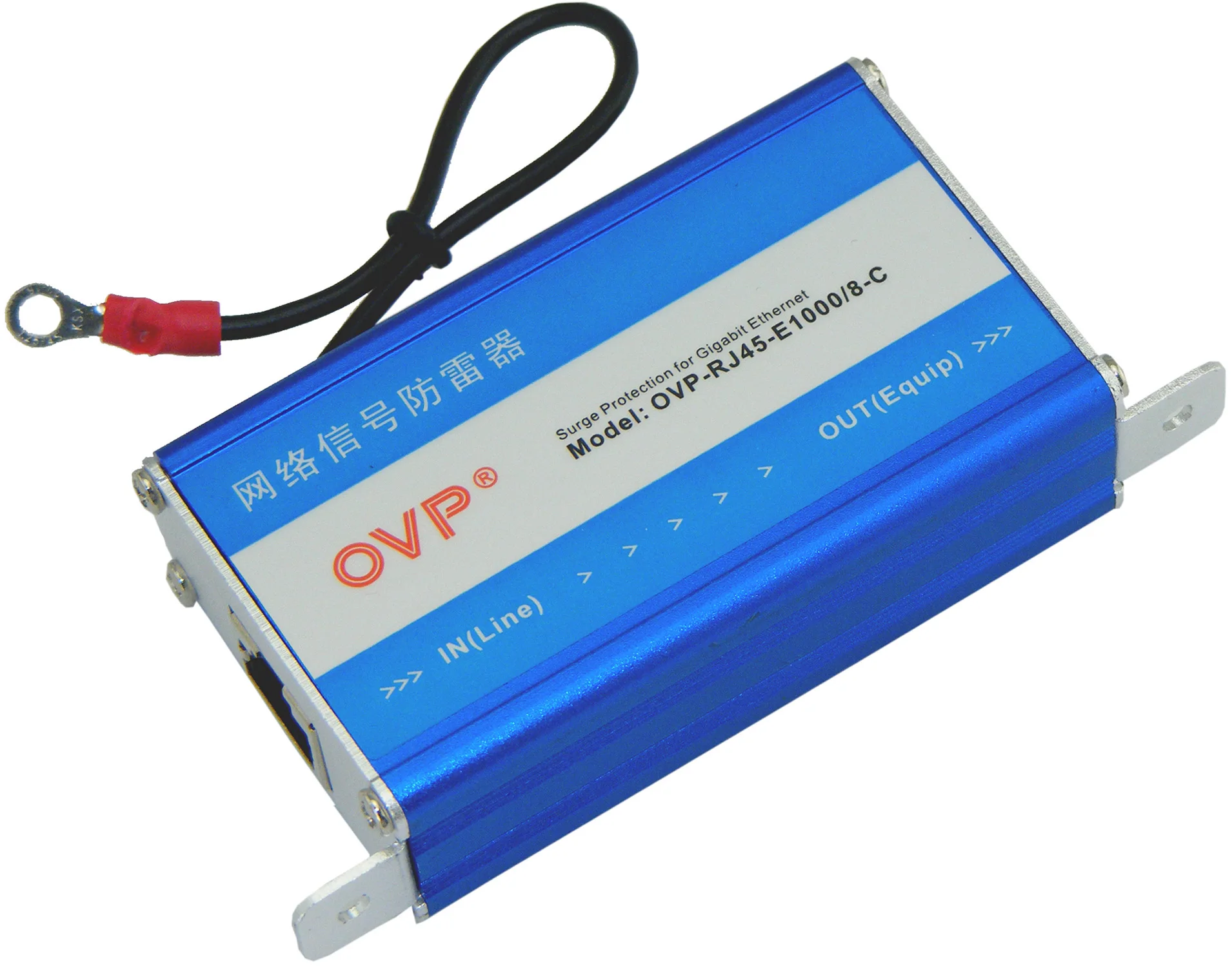 OVP Gigabit Network Lightning Protection Device 1000 Megabit Network Signal Lightning Arrester
OVP Gigabit Network Lightning Protection Device 1000 Megabit Network Signal Lightning Arrester