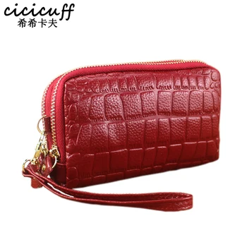 CICICUFF Fashion Genuine Leather Cosmetic Bag 2020 New Double Zipper Clutch Bag for Women Female Toiletry Bag Organizer Bag
CICICUFF Fashion Genuine Leather Cosmetic Bag 2020 New Double Zipper Clutch Bag for Women Female Toiletry Bag Organizer Bag