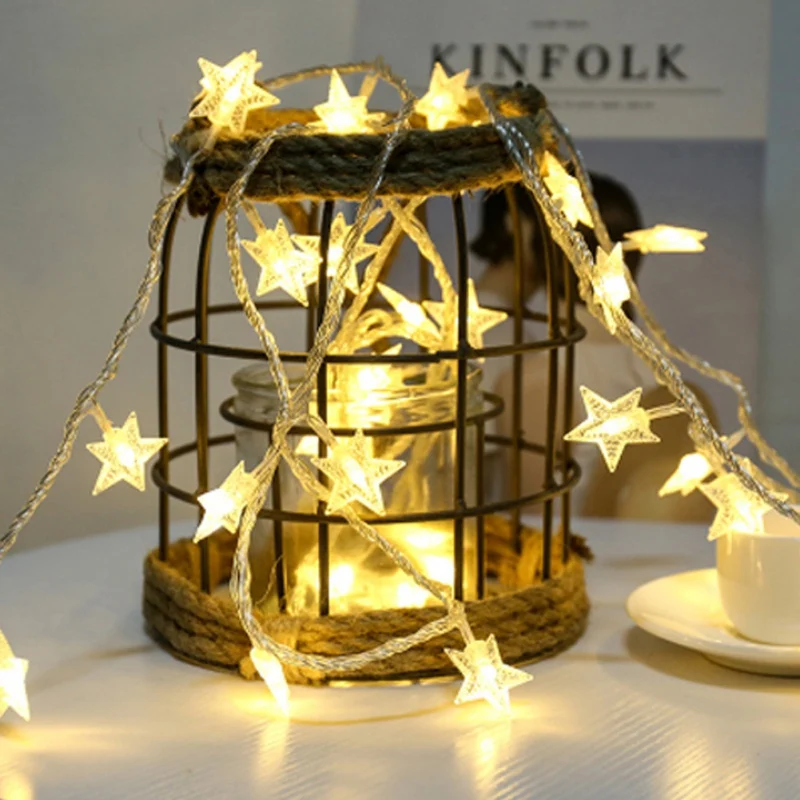 2018 Led Lanterns Star Lights String Christmas Day Window Lighting Decorative Pentagram Battery USB Plug Light String
2018 Led Lanterns Star Lights String Christmas Day Window Lighting Decorative Pentagram Battery USB Plug Light String