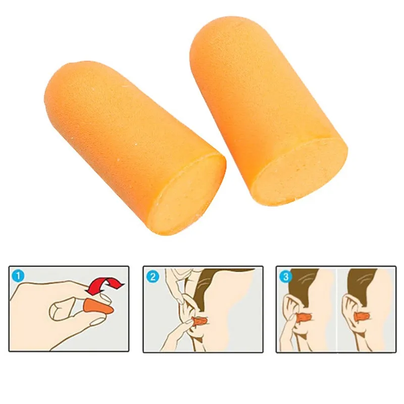 1Pair Soft Orange Foam Ear Plugs Tapered Travel Sleep Noise Prevention Earplugs Noise Reduction For Travel Sleeping L0096
1Pair Soft Orange Foam Ear Plugs Tapered Travel Sleep Noise Prevention Earplugs Noise Reduction For Travel Sleeping L0096