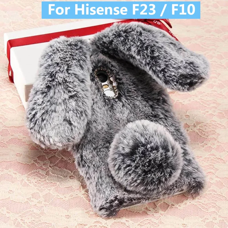 Plush Bunny Case for Hisense F23 F10 Soft Fur Cute 3D Rabbit Ears TPU Bling Diamond Fluffy Phone Case Cover For Hisense F10 F23
Plush Bunny Case for Hisense F23 F10 Soft Fur Cute 3D Rabbit Ears TPU Bling Diamond Fluffy Phone Case Cover For Hisense F10 F23