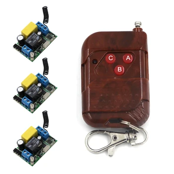Smart Home AC 220V 1 CH RF Wireless Remote Control Switch 3 Rreceiver+1 Transmitter 3Keys Hot Sale
Smart Home AC 220V 1 CH RF Wireless Remote Control Switch 3 Rreceiver+1 Transmitter 3Keys Hot Sale
