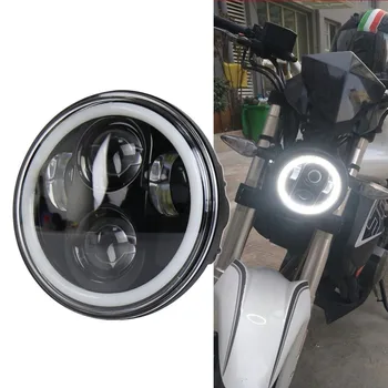 5.75 inch LED Headlight RGB Halo Moto 5 3/4'' Headlamp with Bluetooth Remote RGB Angel Eyes for Harley Davidson
5.75 inch LED Headlight RGB Halo Moto 5 3/4'' Headlamp with Bluetooth Remote RGB Angel Eyes for Harley Davidson