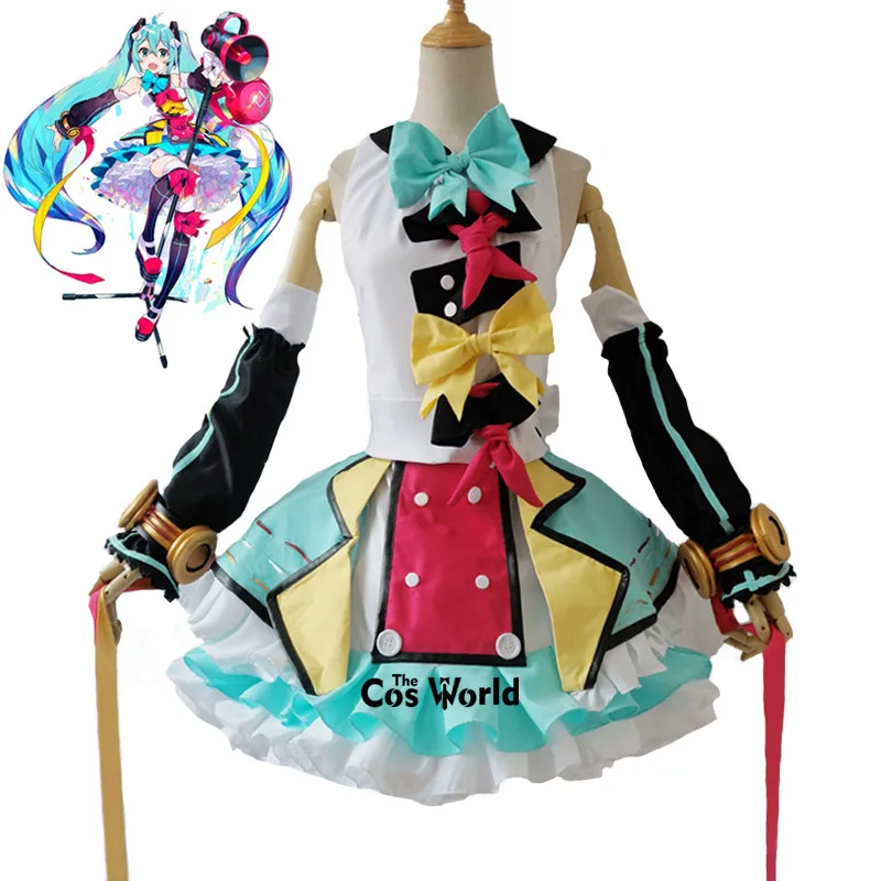 2018 Vocaloid Hatsune Miku Magical Mirai Dress Uniform Outfit Anime Customize Cosplay Costumes
2018 Vocaloid Hatsune Miku Magical Mirai Dress Uniform Outfit Anime Customize Cosplay Costumes