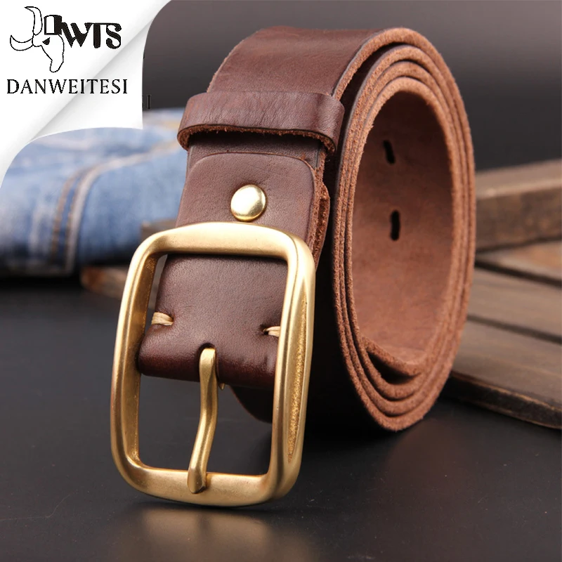 

[DWTS] mens belts luxury male genuine leather strap designer high quality ceinture homme luxe marque a wide belt cinto masculino