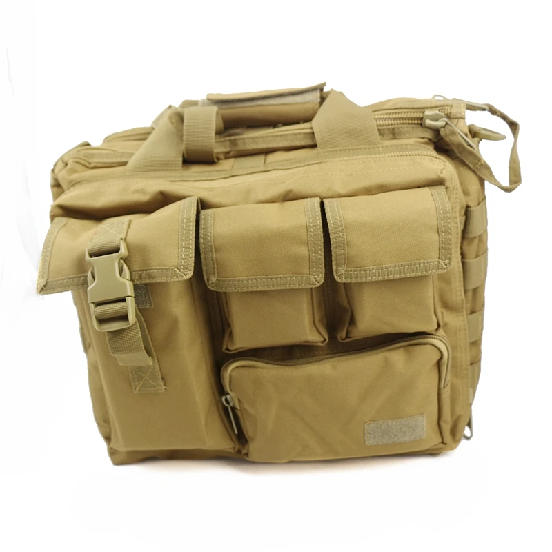 Multifunction Mens Outdoor Tactical Nylon Shoulder Laptop 14 Inch Messenger Bag