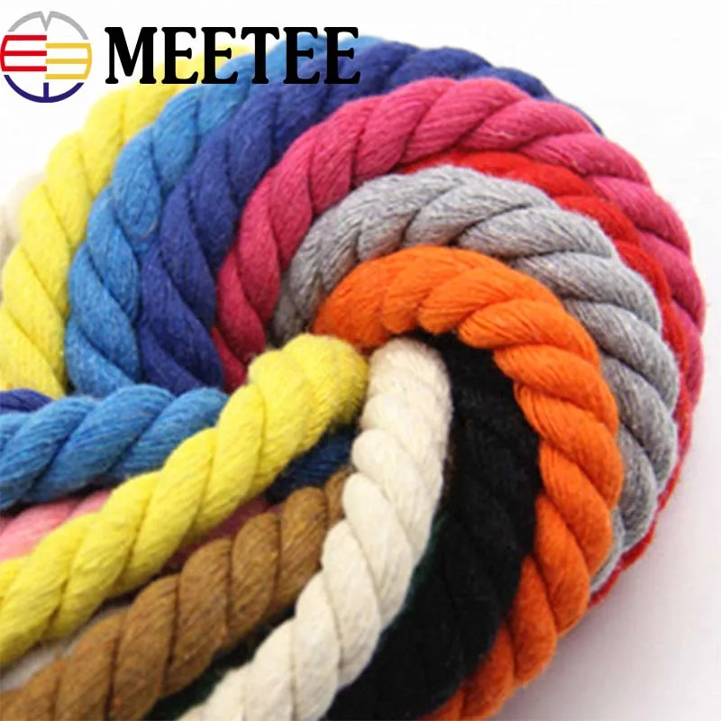2M 20mm Eco-Friendly Cotton Cord High Tenacity Twisted Cotton Rope Home Bag Decorative Ropes DIY Home Textile Accessories Craft
2M 20mm Eco-Friendly Cotton Cord High Tenacity Twisted Cotton Rope Home Bag Decorative Ropes DIY Home Textile Accessories Craft