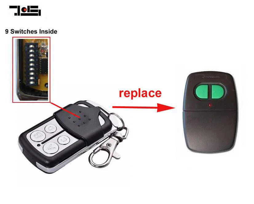Garage Doors Remote Control compatible with ACCENT Black Green button CAD602 high quality
Garage Doors Remote Control compatible with ACCENT Black Green button CAD602 high quality