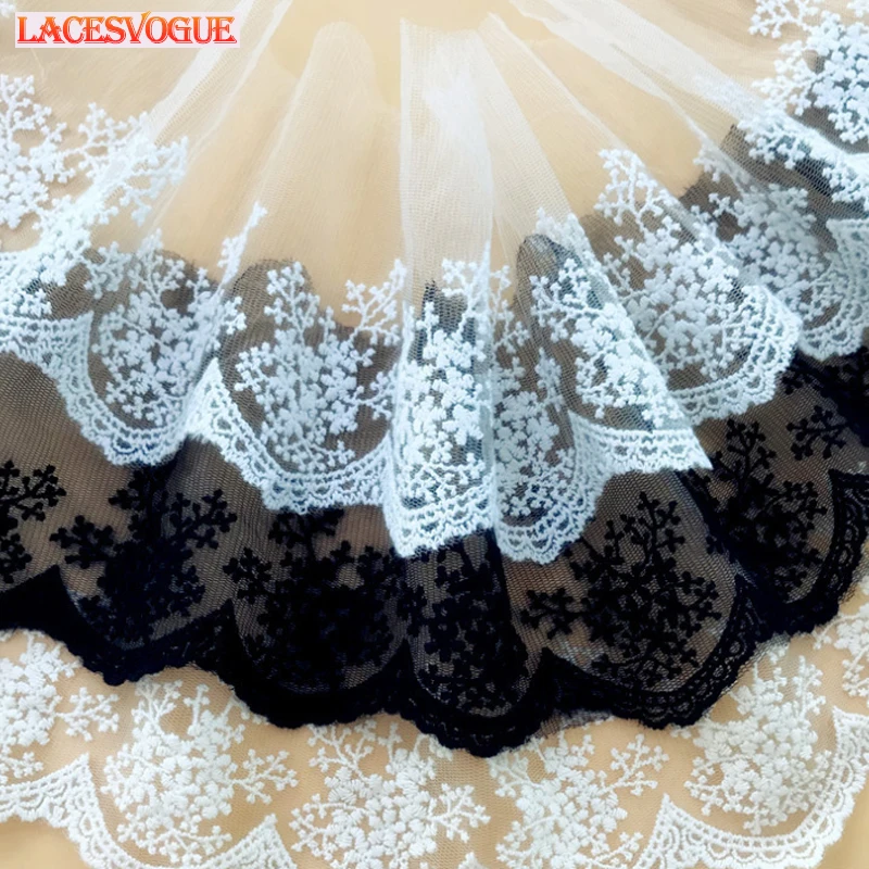 19yards/lot 10cm White Cotton mesh Embroidered Lace Fabric Needlework DIY Handmade Lace Materials Clothing Accessories LAVO582
19yards/lot 10cm White Cotton mesh Embroidered Lace Fabric Needlework DIY Handmade Lace Materials Clothing Accessories LAVO582
