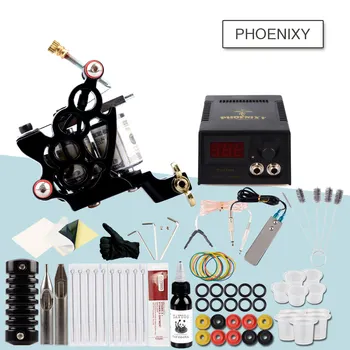 Complete Tattoo Machine Set 1 Tattoo Kit Tattoo 30ml Inks Black Power Supply Needles Gun Grip Set Tattoo Permanent Makeup Kit
Complete Tattoo Machine Set 1 Tattoo Kit Tattoo 30ml Inks Black Power Supply Needles Gun Grip Set Tattoo Permanent Makeup Kit