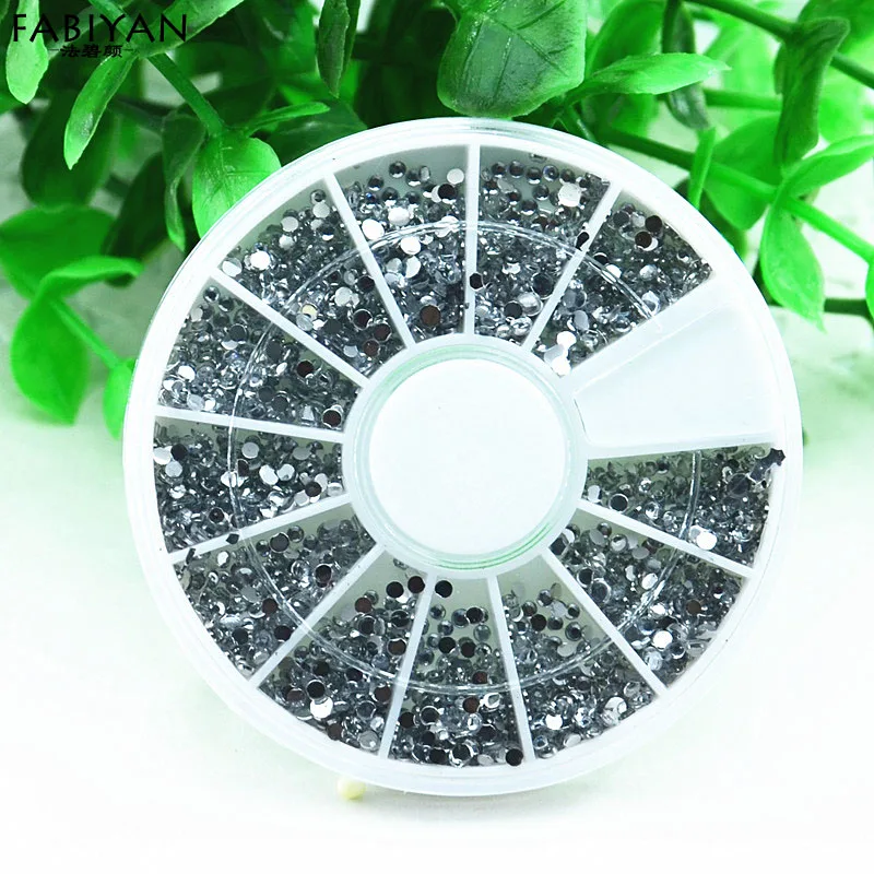 3D Tips Silver Acrylic Round Rhinestone Crystal Glitter Flat Back Wheel Design Nail Art Decoration Phone Manicure Jewelry Tools
3D Tips Silver Acrylic Round Rhinestone Crystal Glitter Flat Back Wheel Design Nail Art Decoration Phone Manicure Jewelry Tools
