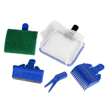Aquarium Cleaner 5 in 1 Aquarium Tank Complete Clean Fish Net Gravel Rake Algae Scraper Fork Sponge Brush Glass Cleaner Tool Kit
Aquarium Cleaner 5 in 1 Aquarium Tank Complete Clean Fish Net Gravel Rake Algae Scraper Fork Sponge Brush Glass Cleaner Tool Kit