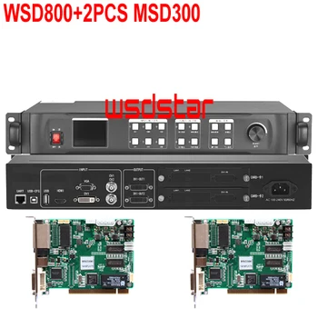 WSD800+2pcs MSD300 LED Video Processor HDMI/DVI/VGA input 1920*1200 pixel LED rental screen video processor LVP605S Hot Sales
WSD800+2pcs MSD300 LED Video Processor HDMI/DVI/VGA input 1920*1200 pixel LED rental screen video processor LVP605S Hot Sales