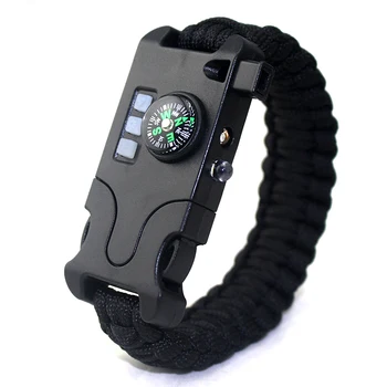 8in1 Rechargeable Paracord Bracelet Survival Emergency Bracelet w/ Flashlight/SOS Laser Infrared/Whistle/Compass/Reflect Mirror
8in1 Rechargeable Paracord Bracelet Survival Emergency Bracelet w/ Flashlight/SOS Laser Infrared/Whistle/Compass/Reflect Mirror