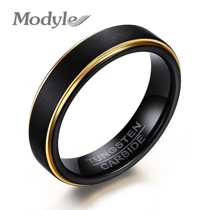 Modyle 2019 New Fashion Cool 5MM Black and Gold-Color Tungsten Wedding Ring for Men and Women Jewelry
Modyle 2019 New Fashion Cool 5MM Black and Gold-Color Tungsten Wedding Ring for Men and Women Jewelry