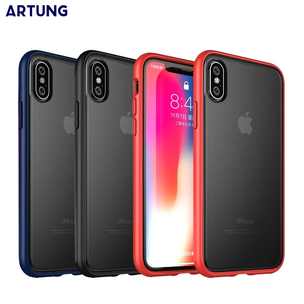 Case For iPhone XS Max XR XS X 8 7 Plus TPU Bumper Transparent Shockproof Translucent Cover Soft PC Protective Phone Bag
Case For iPhone XS Max XR XS X 8 7 Plus TPU Bumper Transparent Shockproof Translucent Cover Soft PC Protective Phone Bag