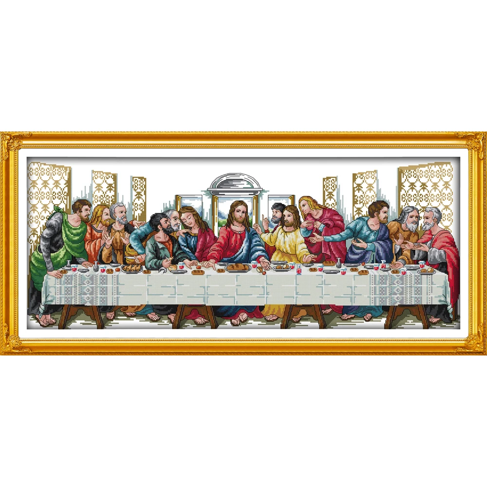 Everlasting love Christmas The Last Supper (3) Ecological cotton Chinese cross stitch kits counted stamped 11CT sales promotion
Everlasting love Christmas The Last Supper (3) Ecological cotton Chinese cross stitch kits counted stamped 11CT sales promotion