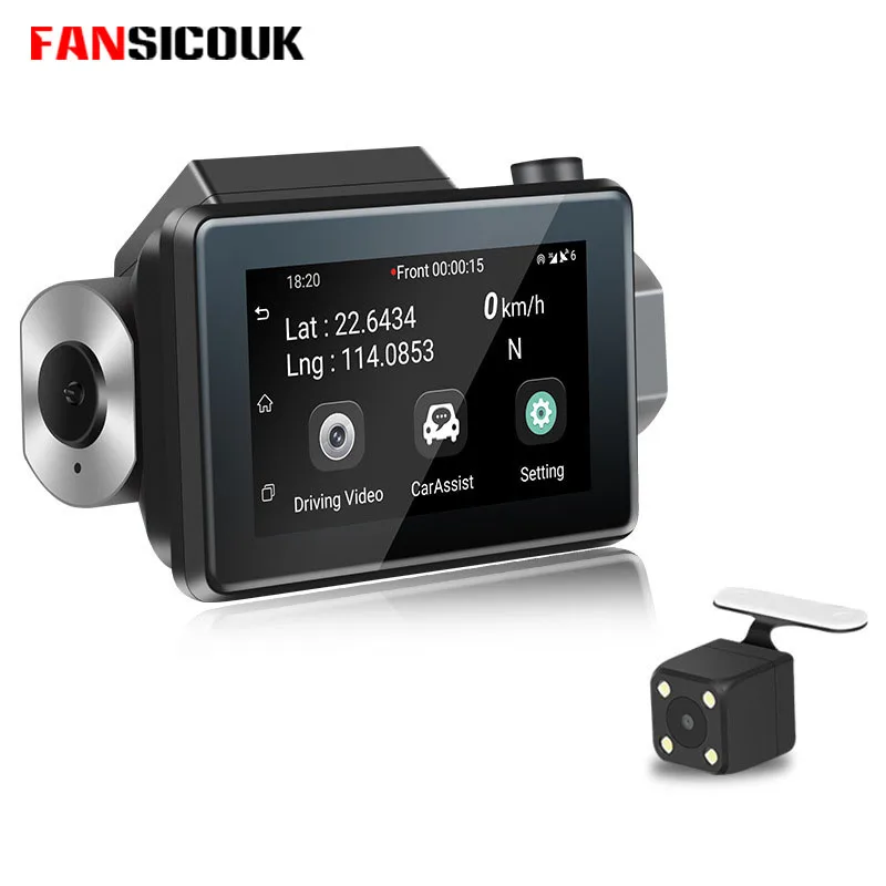 FANSICOUK 3inch Car Dash Cam Smart 1920P HD Video Recording With GPS WiFi Function 140 FOV 24H Parking Monitor DVRs K9-Pro
FANSICOUK 3inch Car Dash Cam Smart 1920P HD Video Recording With GPS WiFi Function 140 FOV 24H Parking Monitor DVRs K9-Pro