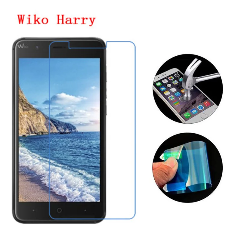 3 шт. Лидер продаж протектор экрана Wiko Гарри закаленное стекло премиум-класса