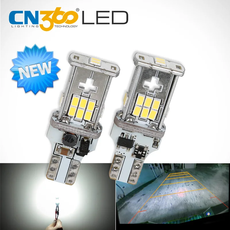 CN360 2 PCS New Upgrade Extremely Bright High Power Canbus SMD3020 912 921 T15 W16W Car LED Back-up Light Auto Reverse Lamp Bulb
CN360 2 PCS New Upgrade Extremely Bright High Power Canbus SMD3020 912 921 T15 W16W Car LED Back-up Light Auto Reverse Lamp Bulb