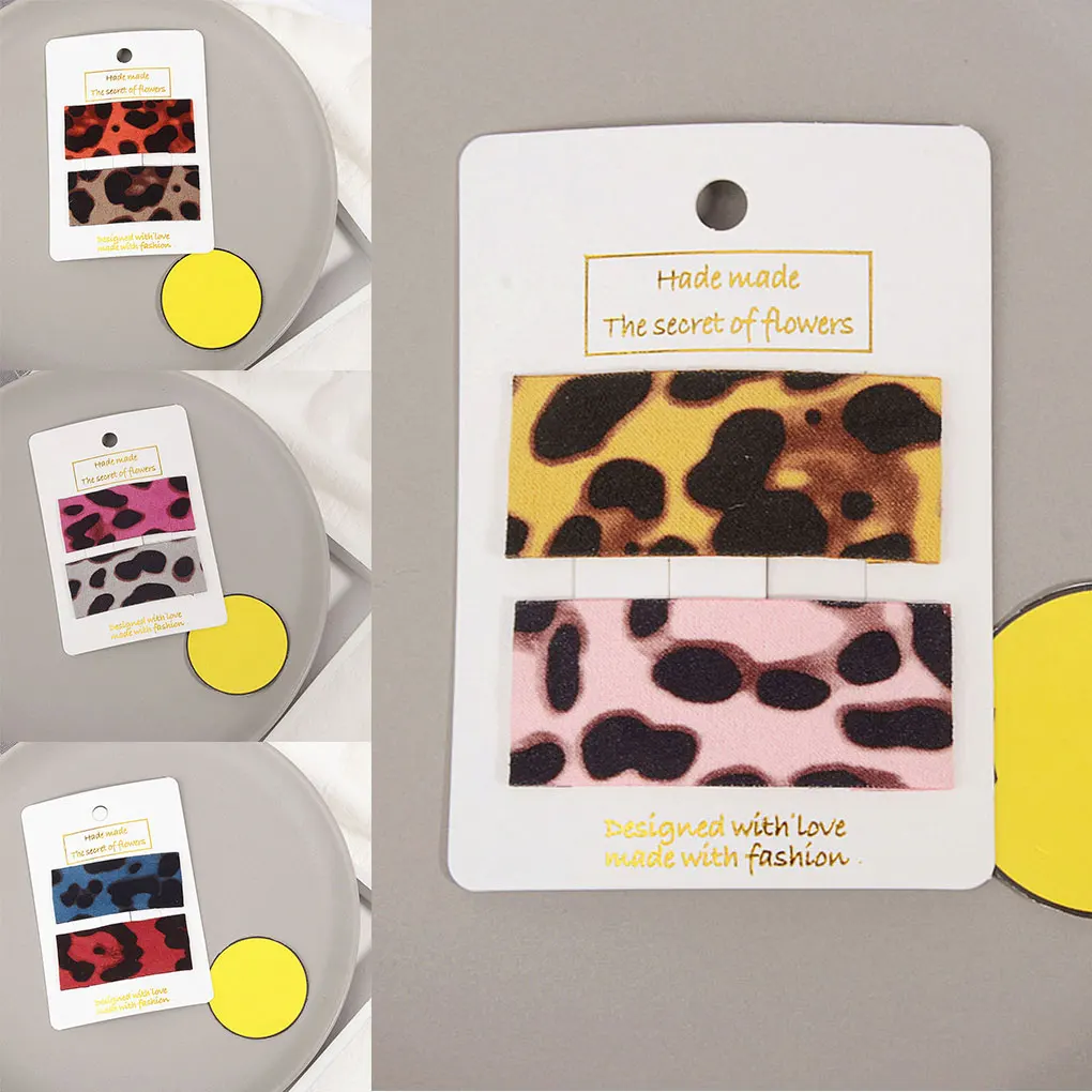 2Pcs/set Kids Toddler Leopard Hair Clip Leopard Fabric Cloth Hair Pin Set Mother Daughter Headdress
2Pcs/set Kids Toddler Leopard Hair Clip Leopard Fabric Cloth Hair Pin Set Mother Daughter Headdress