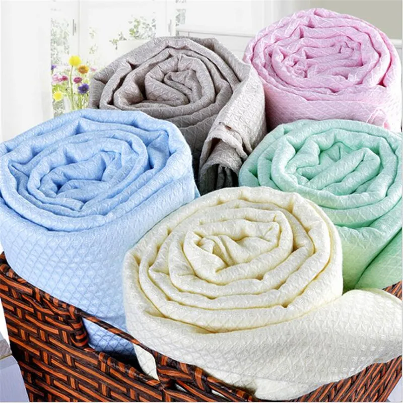 Bamboo Fiber Bed Sofa Blanket Summer Cool Plaid Waffle Cobertor Throw Blankets for Travel Gauze Bedding air conditionner blanket
Bamboo Fiber Bed Sofa Blanket Summer Cool Plaid Waffle Cobertor Throw Blankets for Travel Gauze Bedding air conditionner blanket