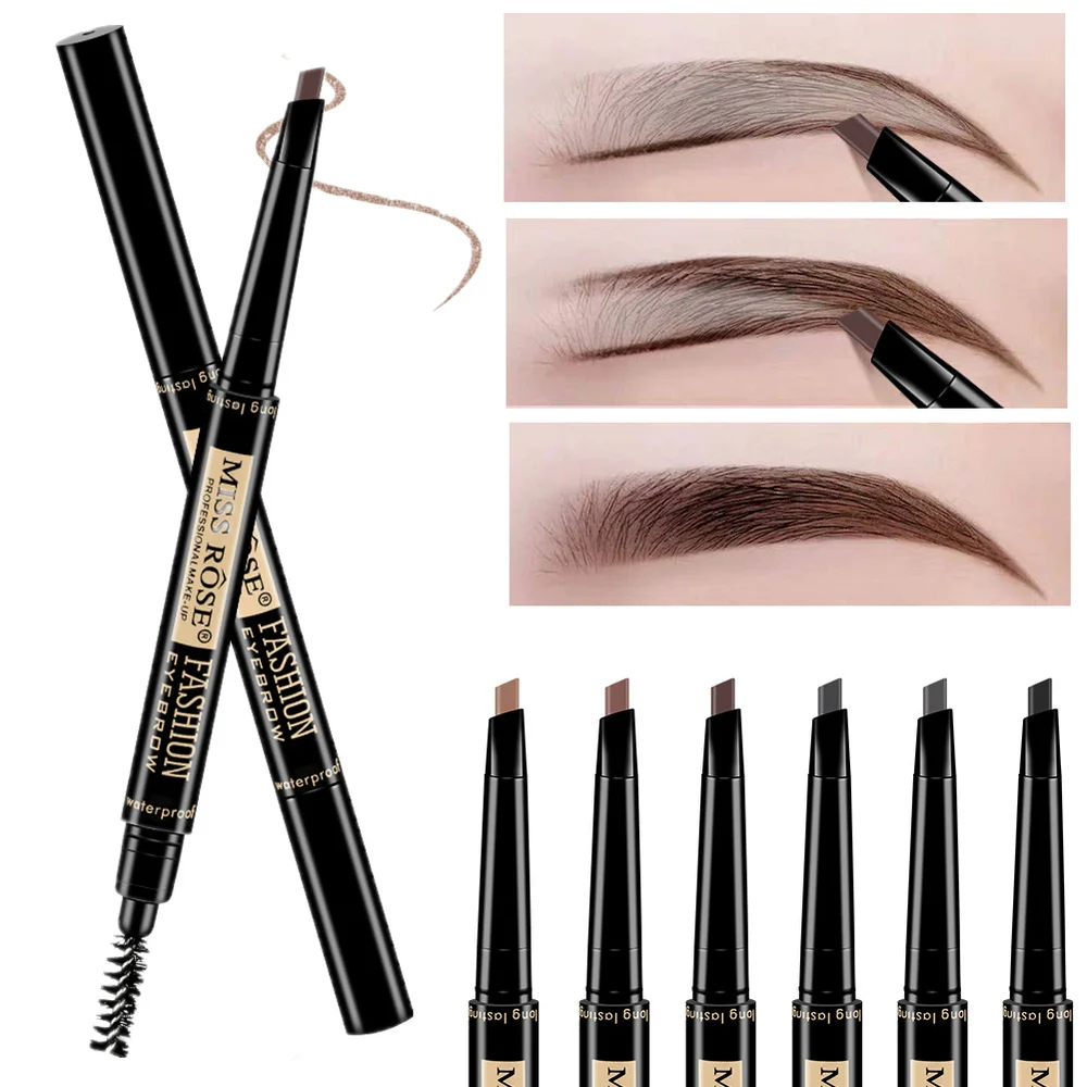 6 Color Waterproof Eyebrow Pencil Double Head Brows Brush Long Lasting Natural Eye Brow Pen Women Makeup Eyebrows Enhancer Tint
6 Color Waterproof Eyebrow Pencil Double Head Brows Brush Long Lasting Natural Eye Brow Pen Women Makeup Eyebrows Enhancer Tint