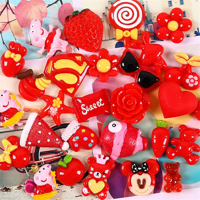 30pcs/bag Various Red Series Lizun Slime Supplies Additive In The Slider Polymer Clay Charms DIY Resin Accessories Slime Filler
30pcs/bag Various Red Series Lizun Slime Supplies Additive In The Slider Polymer Clay Charms DIY Resin Accessories Slime Filler
