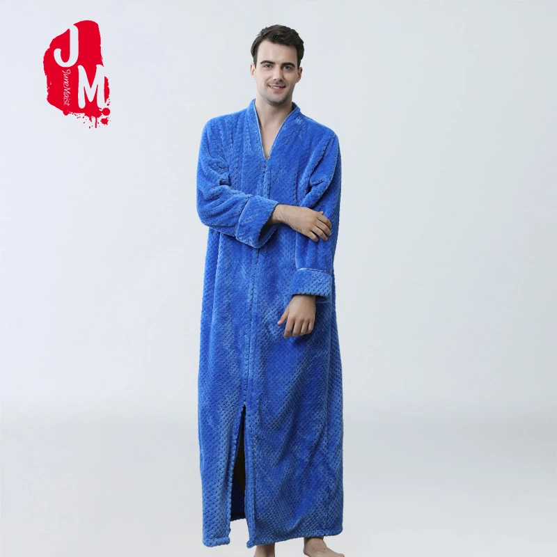 2019 Casual Winter Men's Bathrobes Flannel Robe V-Neck Long Sleeve Men Fleece Robe Kimono Warm Male Bathrobe Male Sleep M L XL
2019 Casual Winter Men's Bathrobes Flannel Robe V-Neck Long Sleeve Men Fleece Robe Kimono Warm Male Bathrobe Male Sleep M L XL