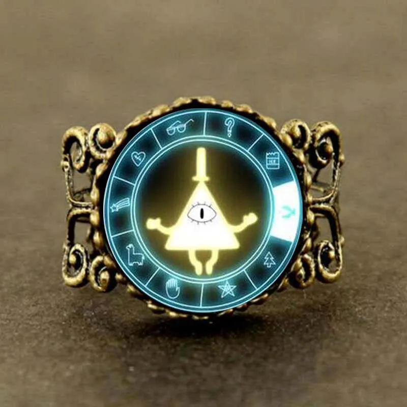 Steampunk Gravity Falls mabel pig BILL CIPHER WHEEL friends gift men Ring 1pcs/lot vintage cosplay charming 2017
Steampunk Gravity Falls mabel pig BILL CIPHER WHEEL friends gift men Ring 1pcs/lot vintage cosplay charming 2017