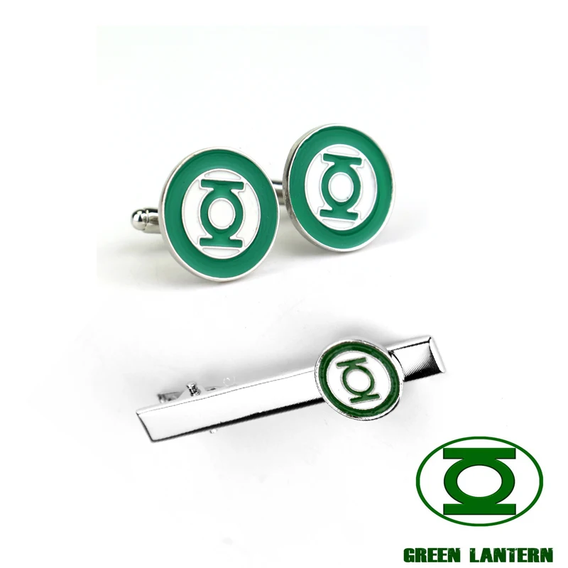 Mens necklace Green Lantern Logo Chains Max Theme Metal Pendant Fashion Jewelry Link Maxi Green Lantern Badge Pin
