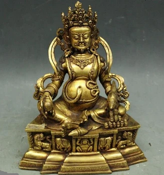 Fast Shipping>9"Tibet Temple Buddhism Purple Bronze 24K Gold Money Jambhala Buddha Statue
Fast Shipping>9"Tibet Temple Buddhism Purple Bronze 24K Gold Money Jambhala Buddha Statue