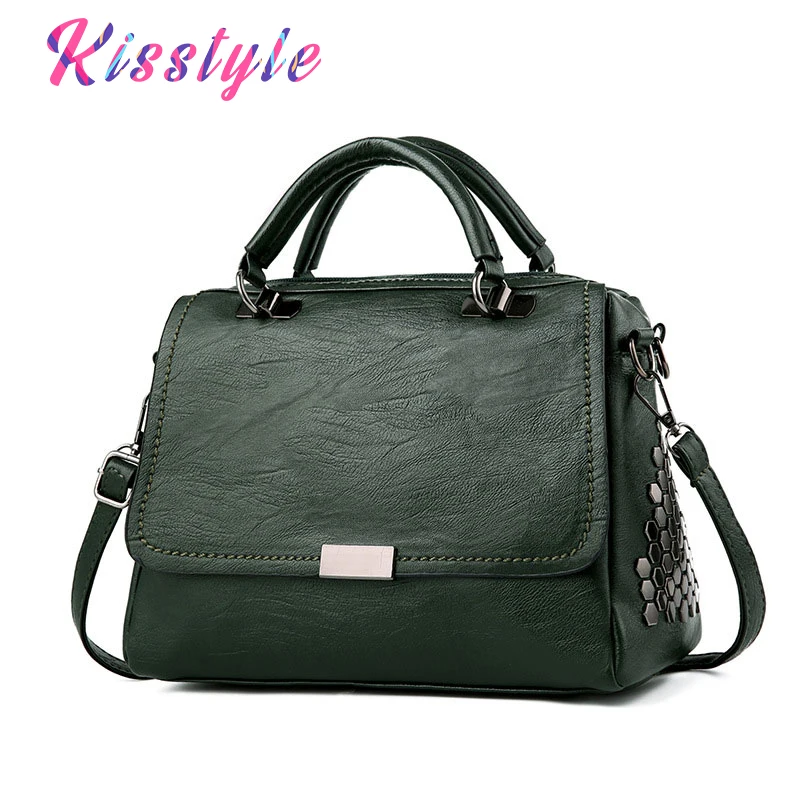 Kisstyle Rivet Women Leather Handbags Sequined Women Messenger Bags Bolsa Feminina Ladies Shoulder Bag Casual Women Handbag
Kisstyle Rivet Women Leather Handbags Sequined Women Messenger Bags Bolsa Feminina Ladies Shoulder Bag Casual Women Handbag