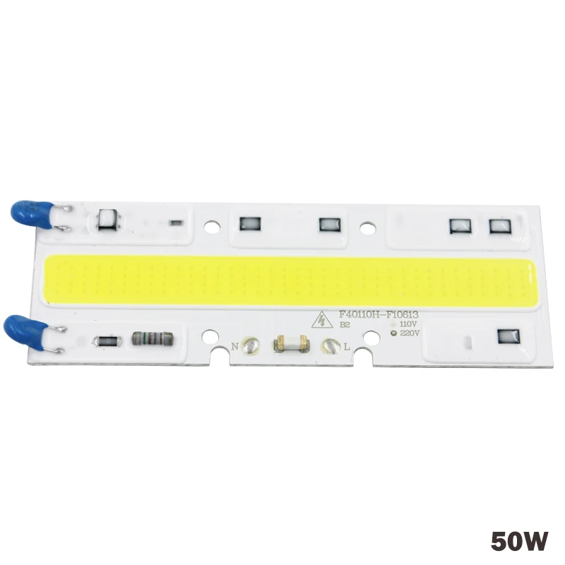 50W 220V LED COB Bulb Lights Smart IC Integrated Rectangle Lights No Need Driver For DIY LED Floodlight
50W 220V LED COB Bulb Lights Smart IC Integrated Rectangle Lights No Need Driver For DIY LED Floodlight
