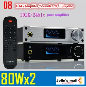 Alientek D8 Pure Digital Audio Headphone Amplifier Input USB/XMOS/Coaxial/Optics/AUX 80W*2 24Bit/192KHz DC28V Class d Power
Alientek D8 Pure Digital Audio Headphone Amplifier Input USB/XMOS/Coaxial/Optics/AUX 80W*2 24Bit/192KHz DC28V Class d Power